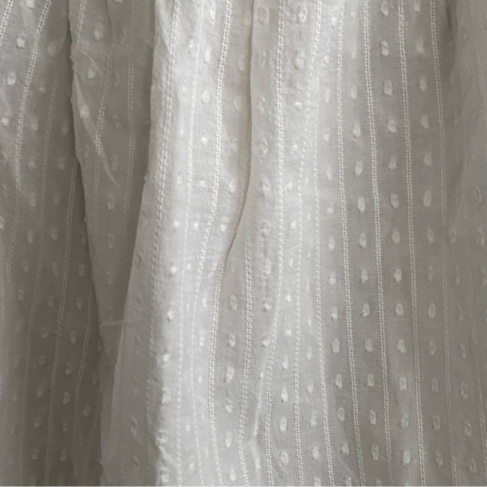 Torrid Top - Square Neck White Swiss Dot - Picture 5 of 7